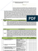 Pemetaan Kompetensi Dan Teknik Penilaian
