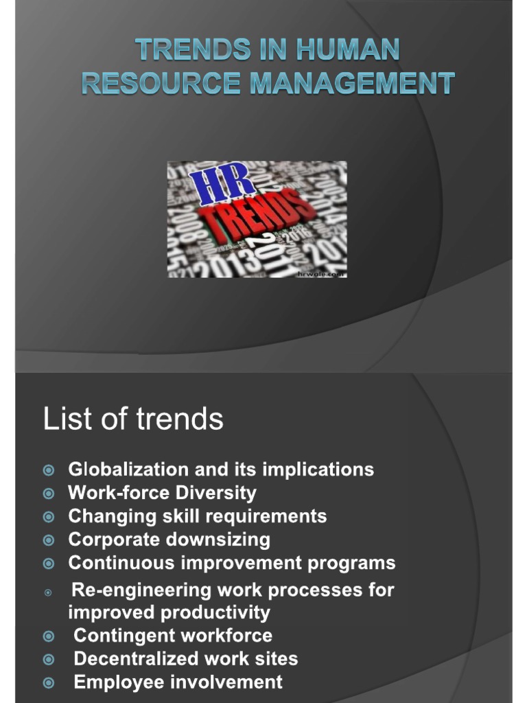 Trends In Hrm Pdf