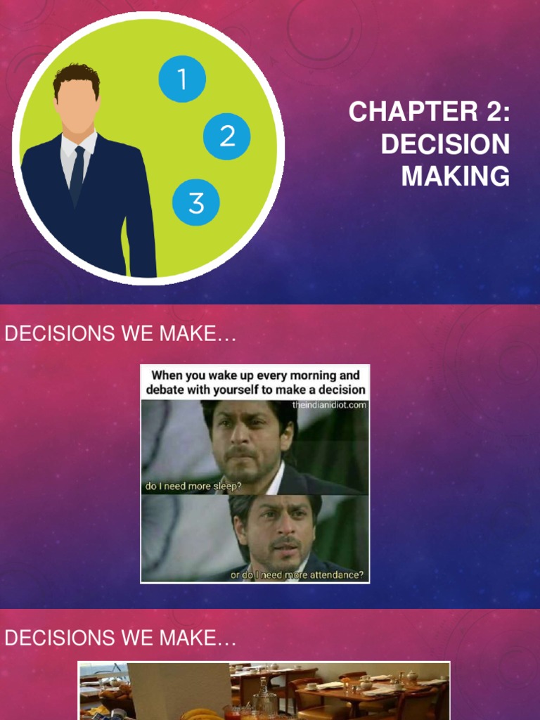 CHAPTER 2 Decision Making | Download Free PDF | Decision Making ...