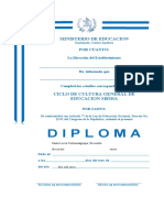 Diplomas Tercero