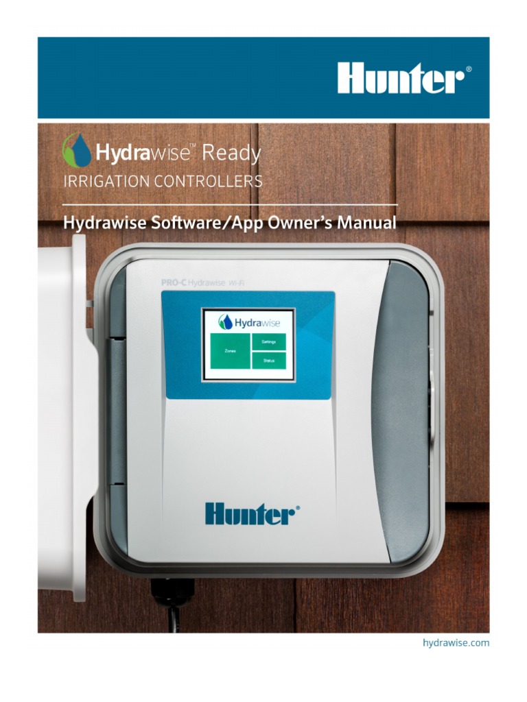 Hunter Pro C Manual Pdf