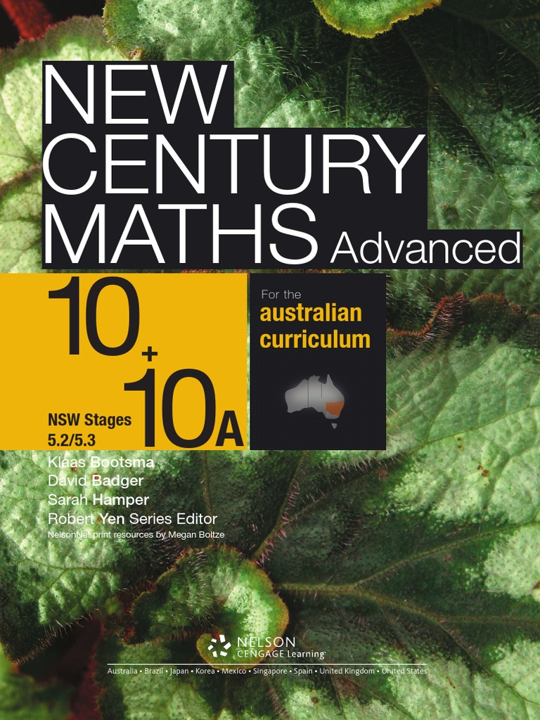New Century Maths Advanced Stage 10 PDF