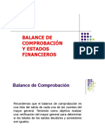 Balance de Comprobación y Estados Financieros