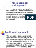 Performance Appraisal - Traditional Approach