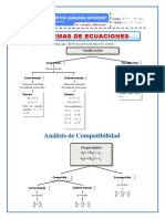 Sistemas de Ecuaciones y Su Análisis de Compatibilidad