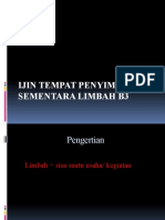 Penyimpanan Limbah B3