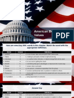 Chapter 3 - American Beliefs and Values