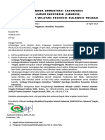 Surat Permintaan Pendaftaran Akreditasi Ke Walikota Palu