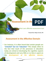 Assessment in The Affective Domain - Lesson Plan AP