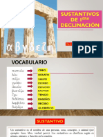 Clase 7 - Sustantivos de 1era Declinación