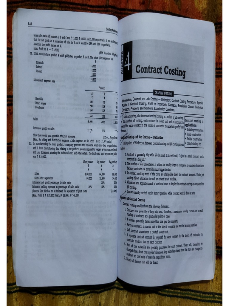 4.contract Costing | PDF