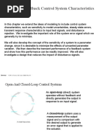 Feedback Characteristics