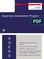 Supervisor Development Program in Facility