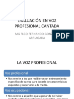 Evaluación en Voz Profesional Hablada