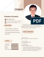 CV Resume Cahyo Dwi Setiawan