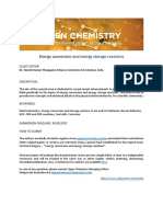 CHEM - CFP Energy Conversion and Energy Storage Reactions