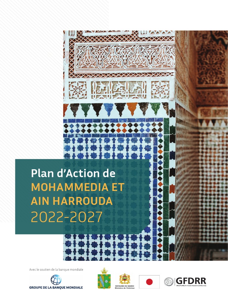Plan Action de Mohammedia Et Ain Harrouda 2022 2027 | PDF | Inondation ...