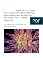 Waters - Strategies For Tageted and Non-Tageted Screeening and Differentiation of Cannabis Cultvars Using upLC and APGC With Quadrupole Time