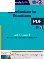 Intro To Functions