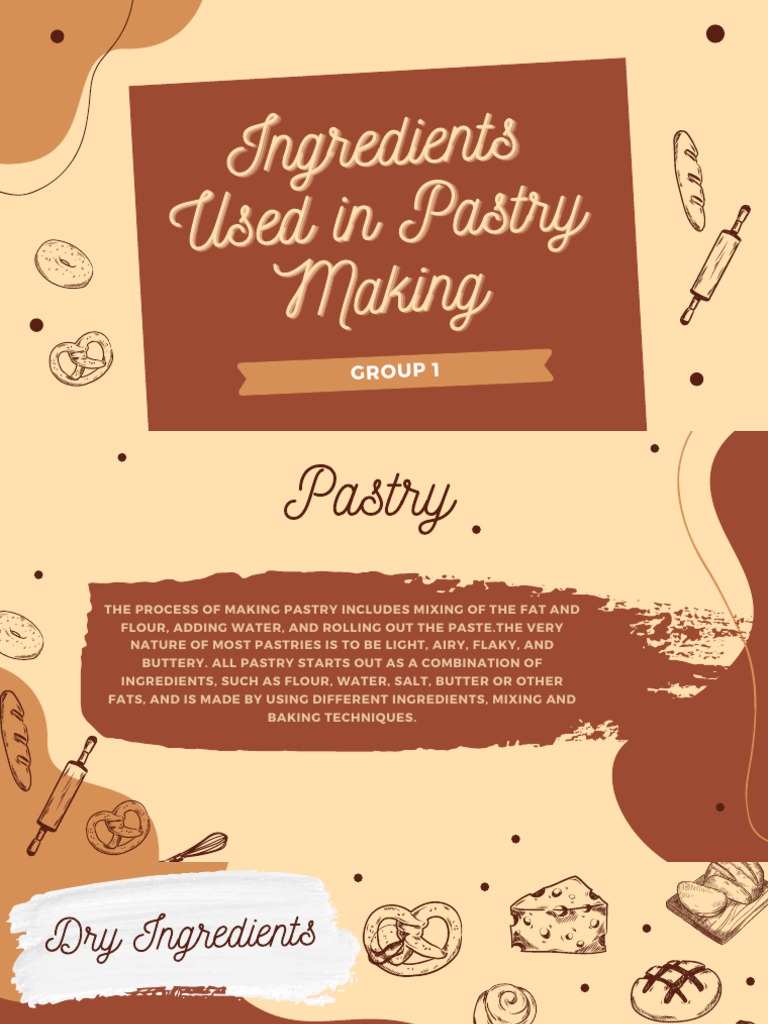 Essential Ingredients for Pastry Making | PDF