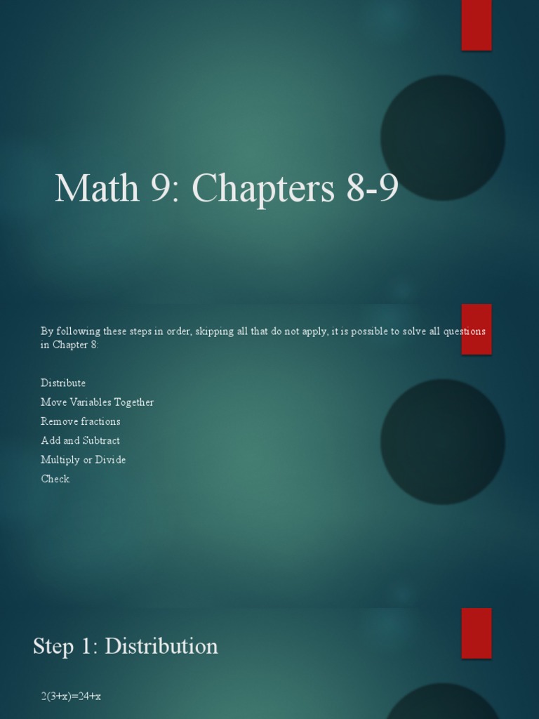 Chapter 8 Power Point | PDF | Multiplication | Numbers