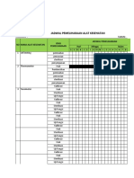 Jadwal Pemeliharaan Alat Kesehatan