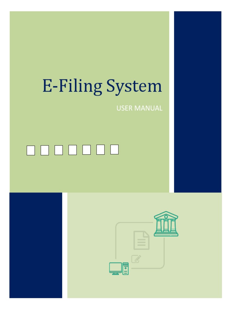 E-Filing User Manual and Profile Management | PDF | Authentication ...