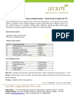 Soya Lecithin Powder Food Grade 97