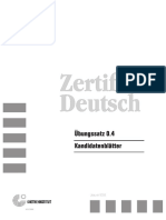 Zertifikat Deutsch b1 Modellsatz 04 Prueferblaetter