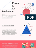 Highlow Power Distance & Uncertainty Avoidance