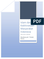 Islam Dalam Kebhinekaan Masyarakat Indonesia