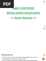 EXAMREVIEW AWSCertifiedDeveloperAssociate