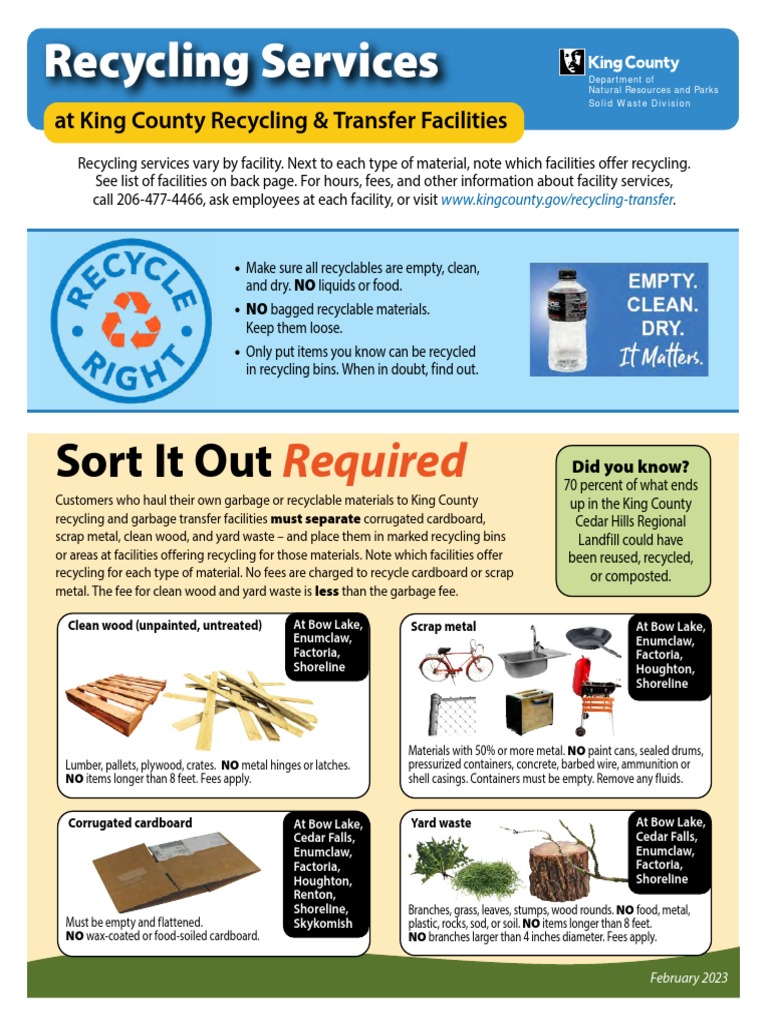 Recycling Services Guide | PDF | Recycling | Municipal Solid Waste