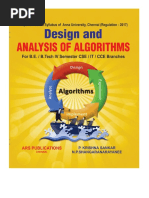 Design and Analysis of Algorithms - CS8452