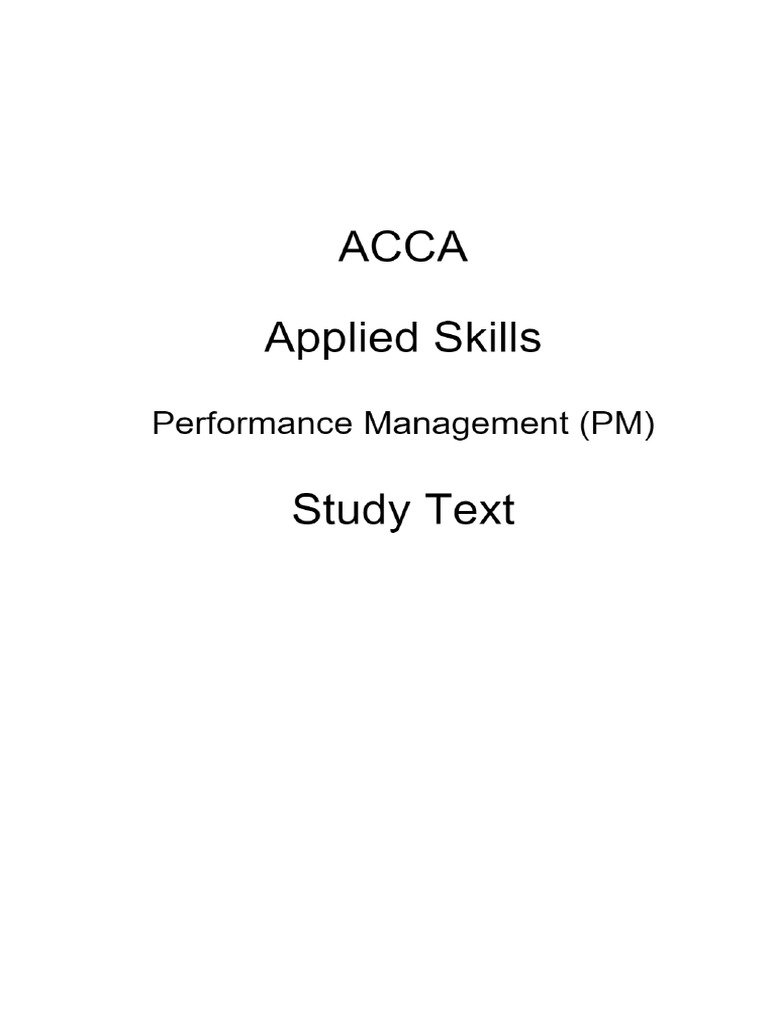 Study text performance management pdf