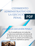 Procedimiento Administrativo en La Ejecución Penal