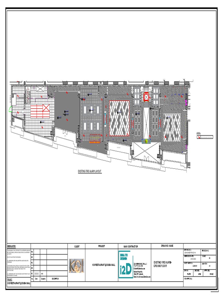 01-Fire Alarm Layout | PDF | Manufactured Goods | Equipment