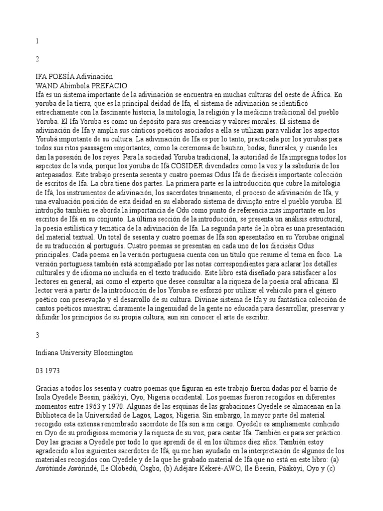 Ifa Poesia | PDF