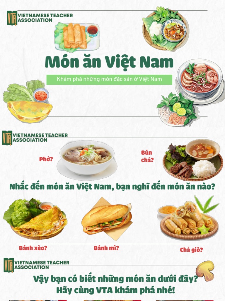 Món Ăn VN VTA | PDF