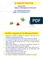 Capacity Planning Notes