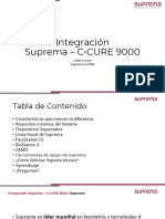 Suprema CCURE9000 Integration ES