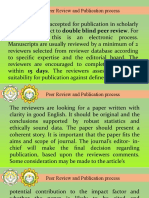 Peer Review and Publication