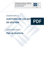 Solución CP1 A14 Plan de Auditoría Del Sistema Integrado de Gestión