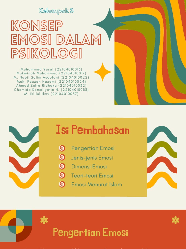 Jenis dan Teori Emosi dalam Psikologi | PDF | Karier & Perkembangan ...