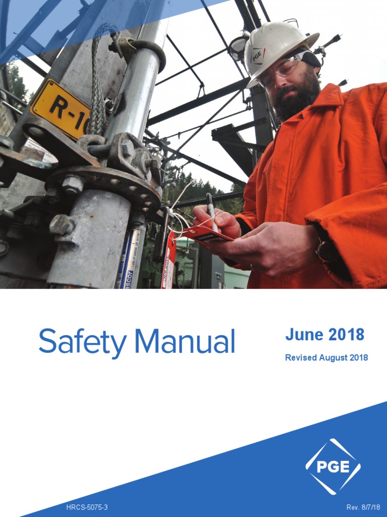 Pge Safety Manual | PDF | Electrical Substation | Occupational Safety ...
