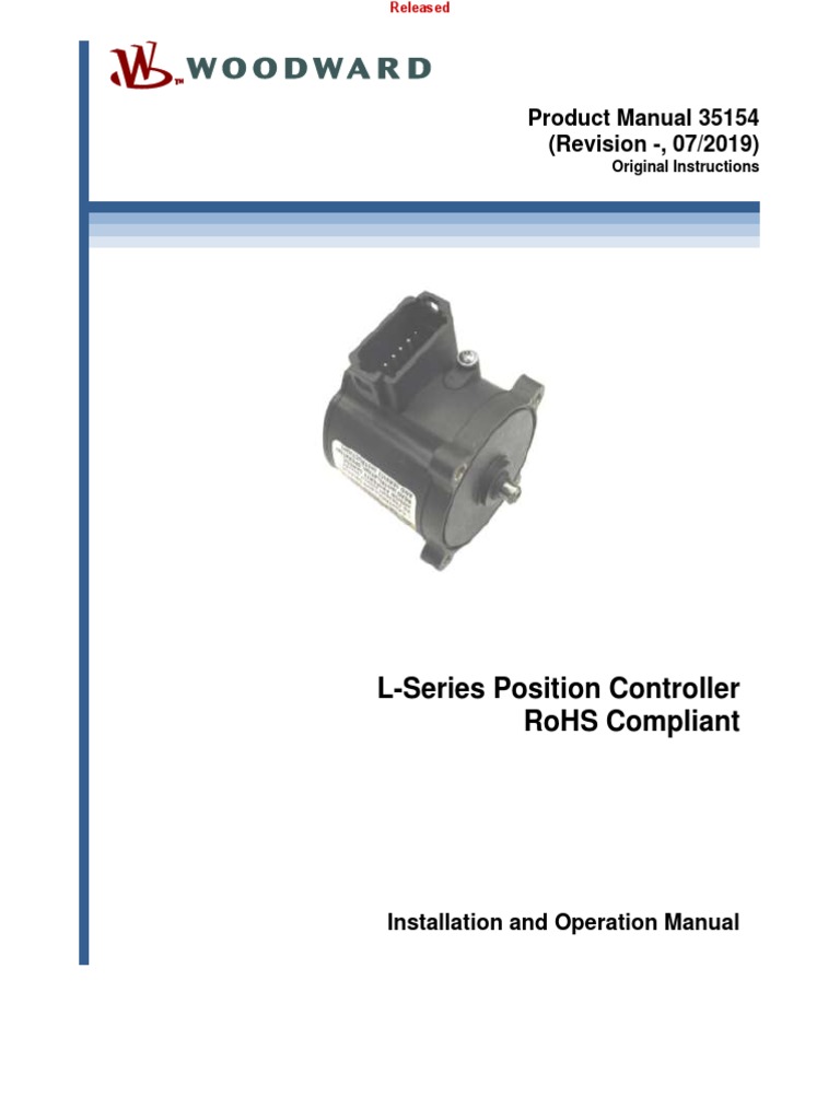 L-Series Position Controller Rohs Compliant: Product Manual 35154 ...
