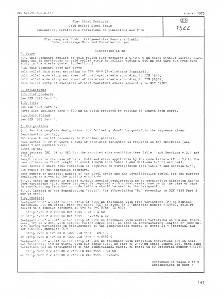 Din 1544 | PDF