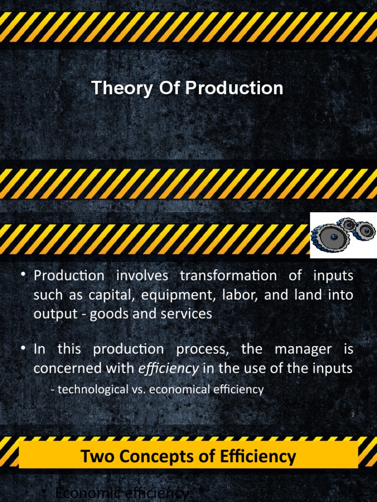 Understanding Production Theory and Efficiency | PDF | Long Run And ...