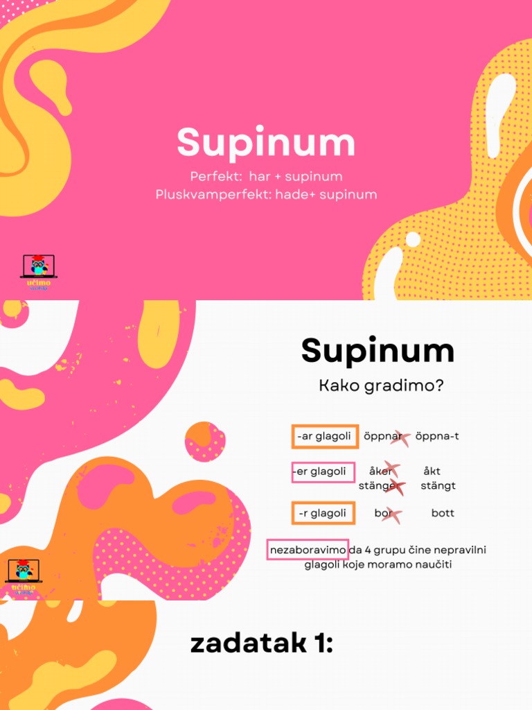 Supinum | PDF