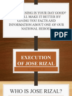 (Geography) Execution of Jose Rizal